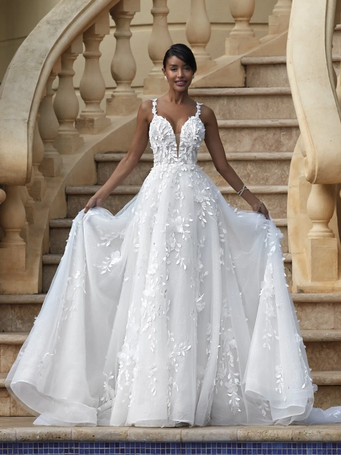 Demetrios | White Canvas Bride - 1223 | White Canvas Bridal